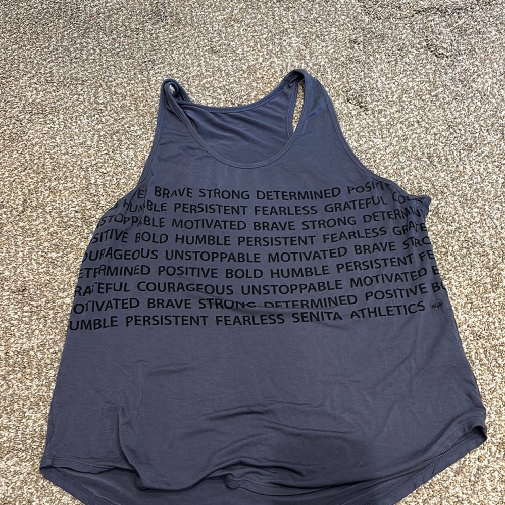 Senita gray tank XL worn once so soft